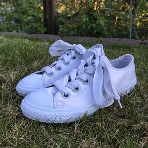 Converse Ctas Big Eyelet OX Pure Platinum W AUTHE